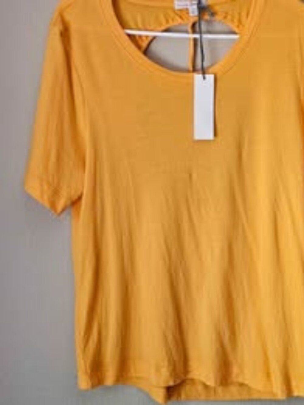 New Nine Britton Cut-out Back Top petite large
